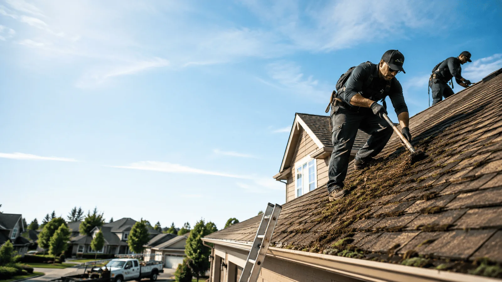 Roof Moss Removal in Newfoundland, PA near me